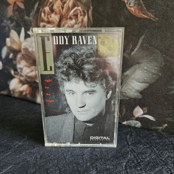 Eddy Raven Right for the Flight Cassette Tape Country 1991 Capitol Nashville - Picture 1 of 3